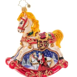 - Resplendent Rocking Horse Ornament | The Christmas Loft<Christopher Radko Best