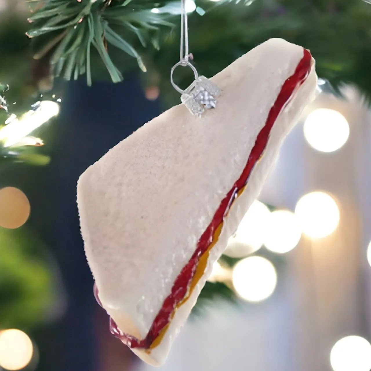 Classic PB&J Sandwich Glass Ornament<Cody Foster & Co. Best