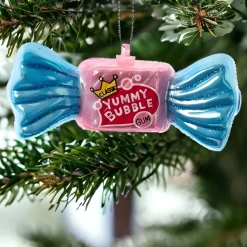 Classic Pink Yummy Bubble Gum Glass Ornament<Kurt Adler Sale