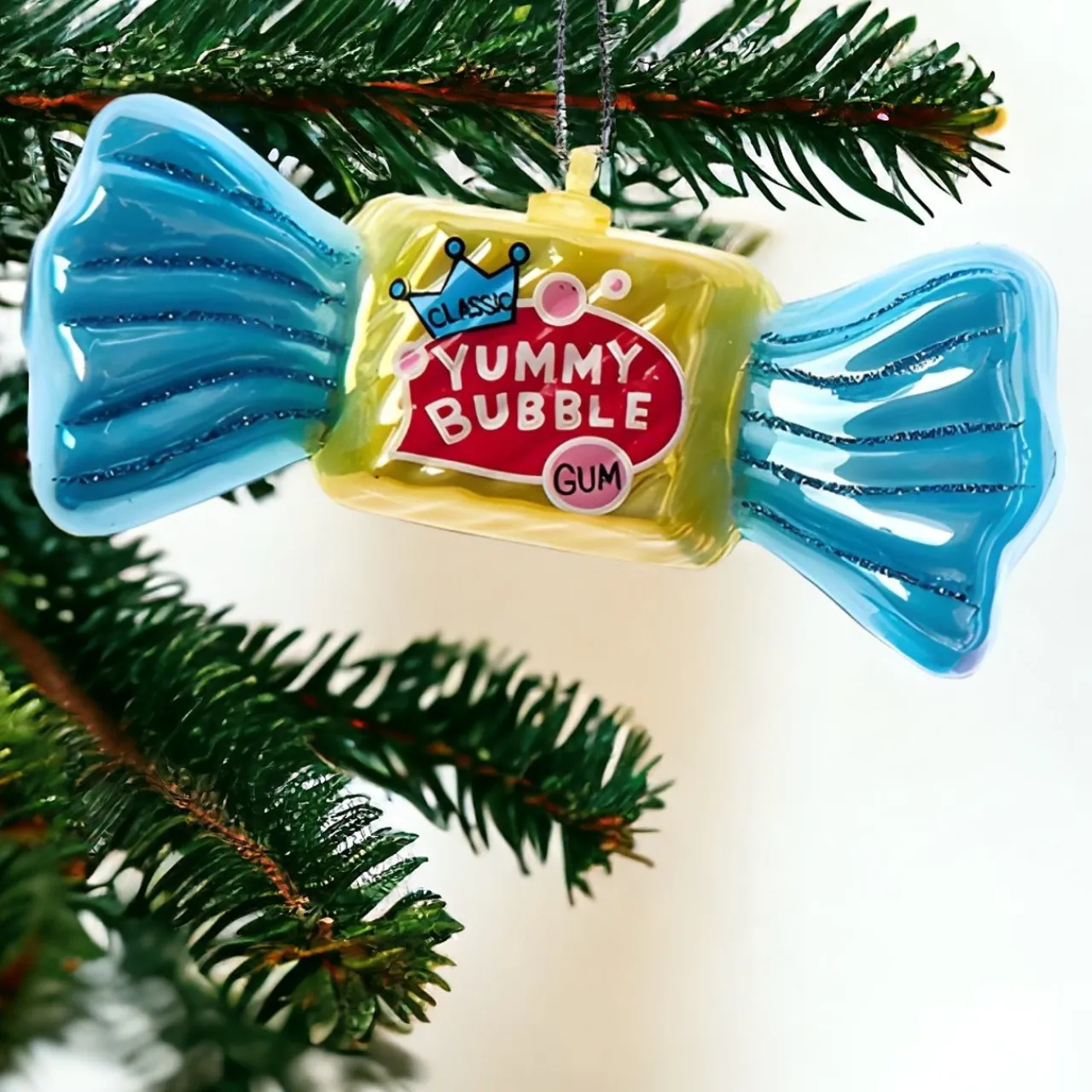 Classic Yellow Yummy Bubble Gum Ornament<Kurt Adler Fashion