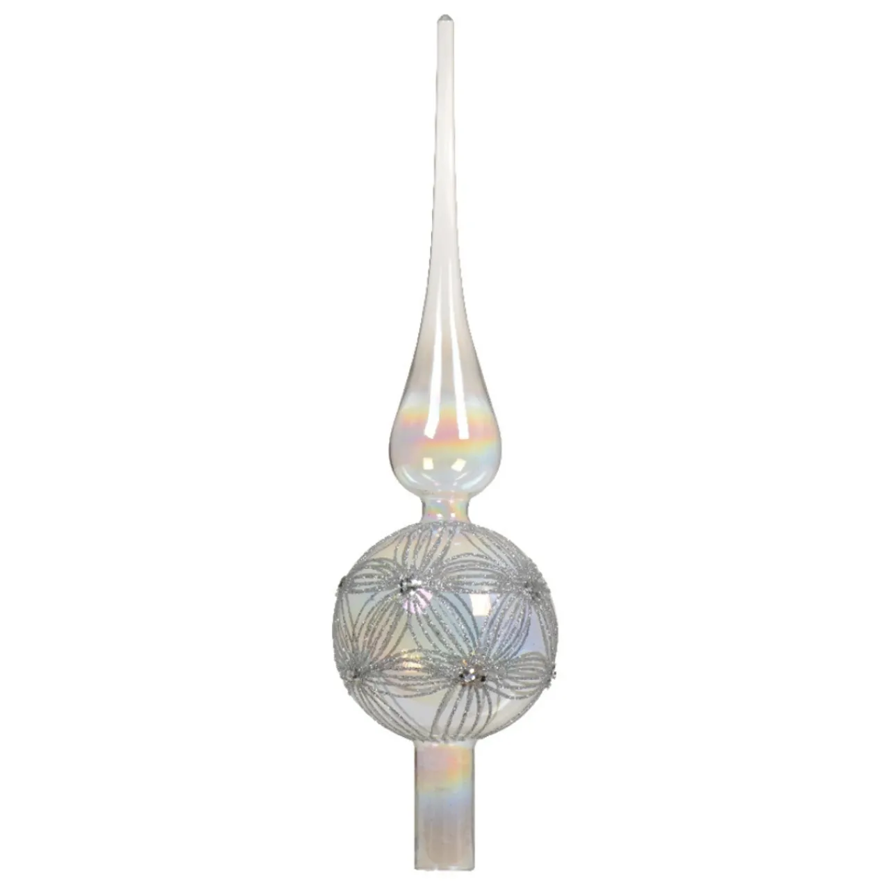 Clear Glass Finial Tree Topper< Outlet