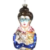 Cody Foster - Cat Lady Glass Ornament< Hot