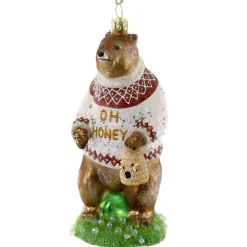 Cody Foster - Oh Honey Bear Ornament | The Christmas Loft<Cody Foster & Co. Sale