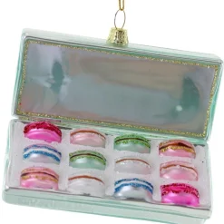 Cody Foster &amp; Co - Box Of Macarons Blown Glass Ornament< Outlet