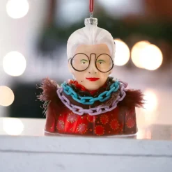 Cody Foster & Co - Iris Apfel Blown Glass Ornament< Outlet
