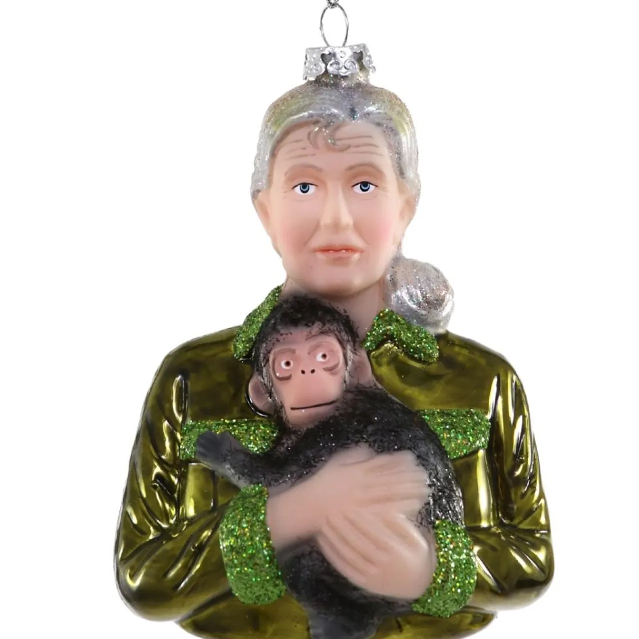 Cody Foster & Co - Jane Goodall Blown Glass Ornament< Best