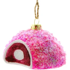 Cody Foster &amp; Co - Pink Snowball Blown Glass Ornament< Best