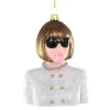 Cody Foster Anna Wintour Blowing Bubble Ornament< Sale