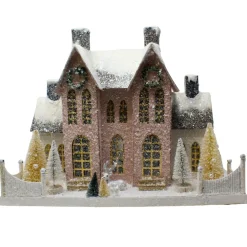 Cody Foster Elegant Ivory Manor Christmas Village Building<Cody Foster & Co. Sale