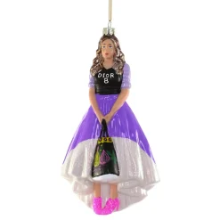 Cody Foster Glass Carrie Bradshaw Ornament< Clearance