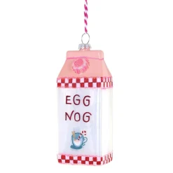 Cody Foster Glass Egg Nog Ornament< Clearance