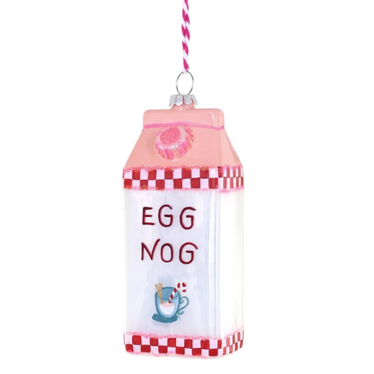 Cody Foster Glass Egg Nog Ornament< Clearance