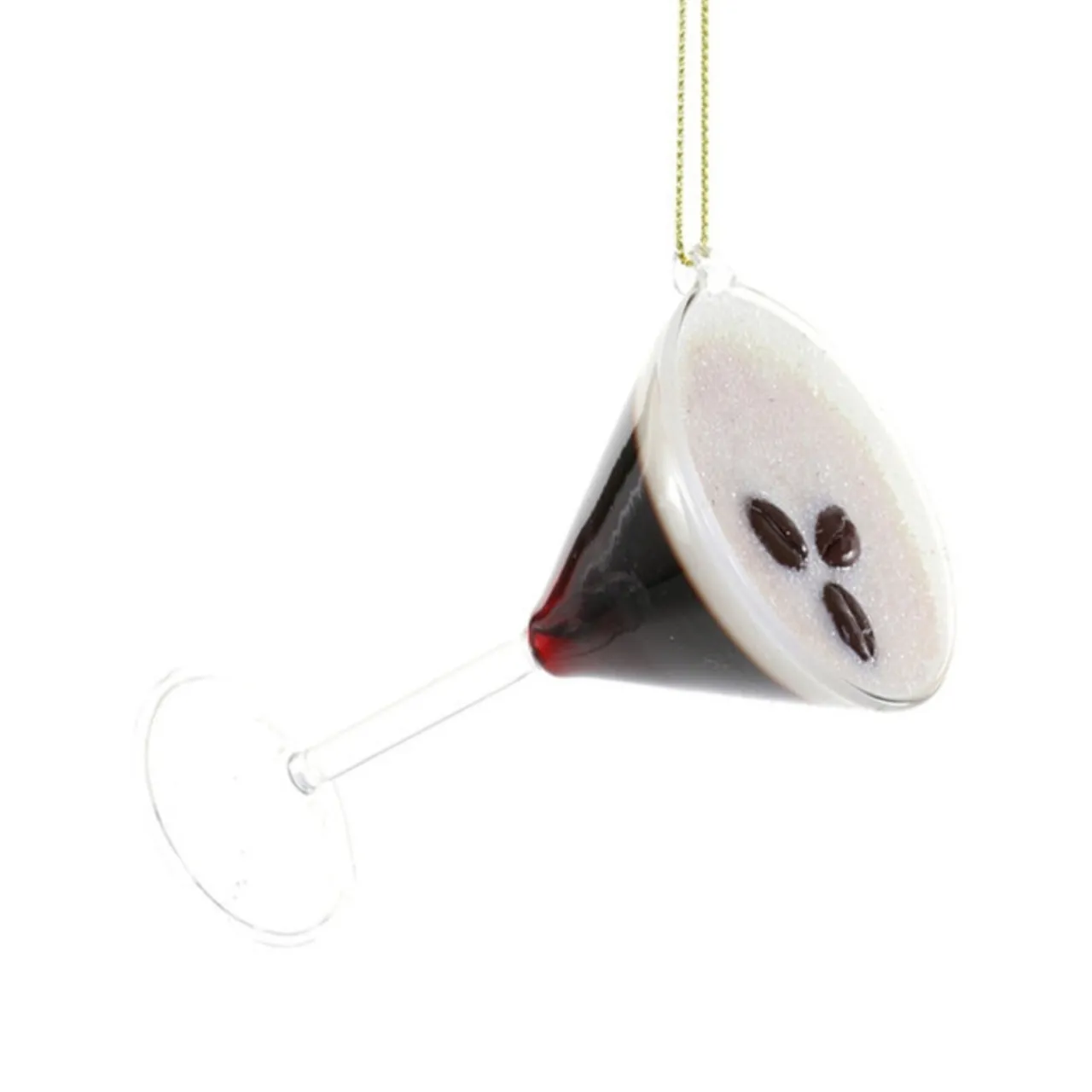 Cody Foster Glass Espresso Martini Ornament<Cody Foster & Co. New