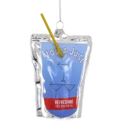 Cody Foster Glass Vodka Juice Pouch Ornament< Outlet