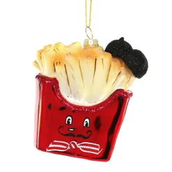 Cody Foster Les French Fries Glass Ornament< Fashion
