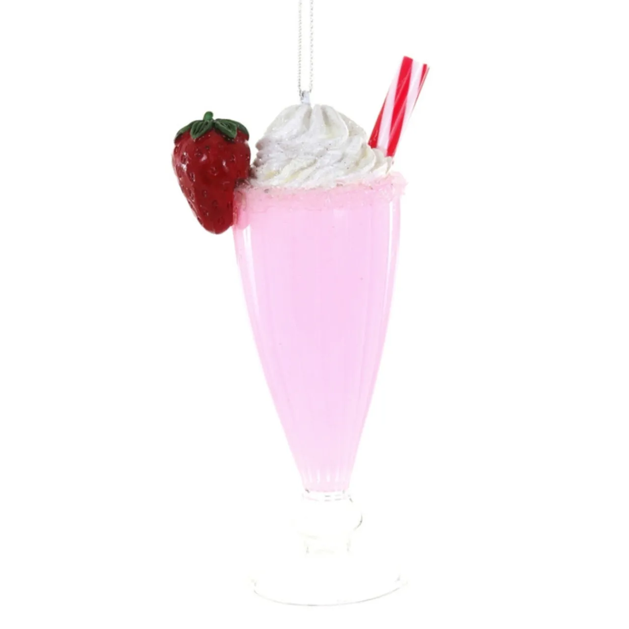 Cody Foster Strawberry Milkshake Ornament< Clearance