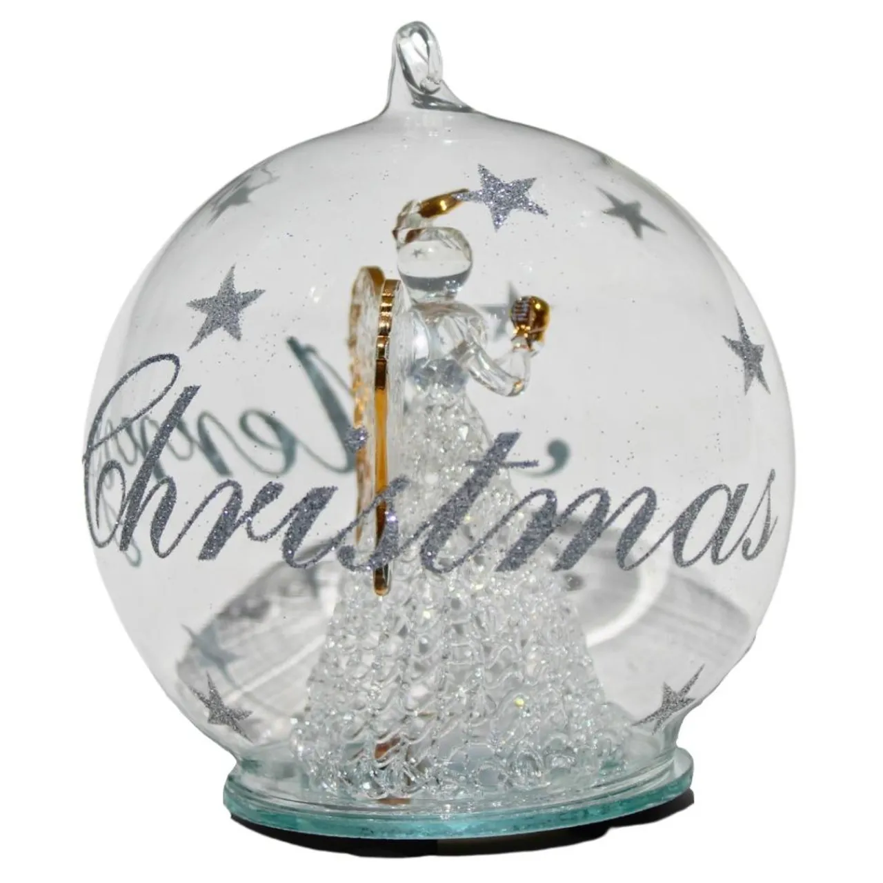 Color Changing LED Angel Praying Glass Globe< Best