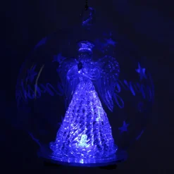 Color Changing LED Angel Praying Glass Globe< Best