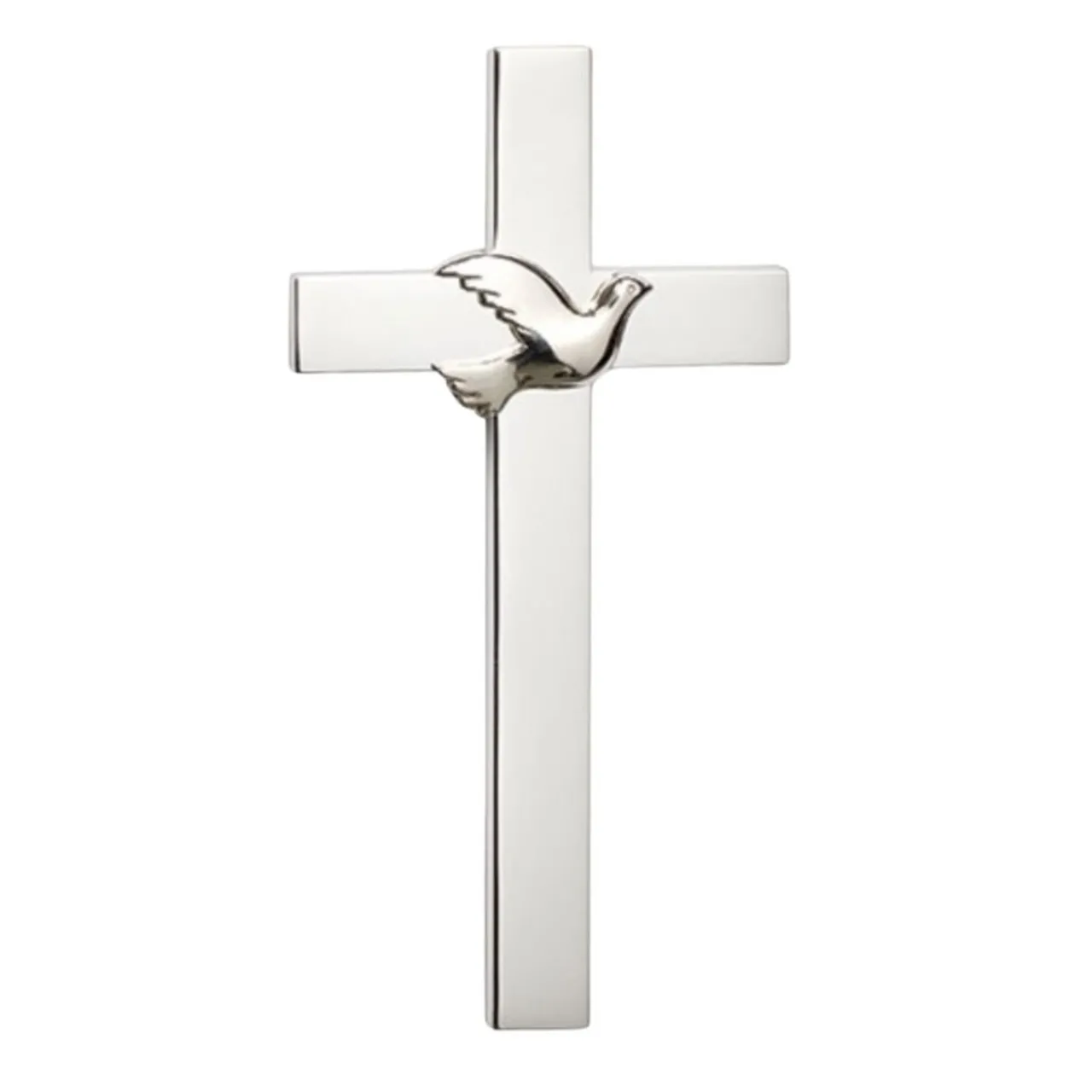Confirmation Cross W/Dove - Silver< Sale