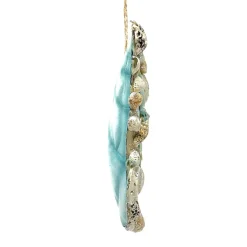 Coral Reef Conch Shell Ornament< Clearance