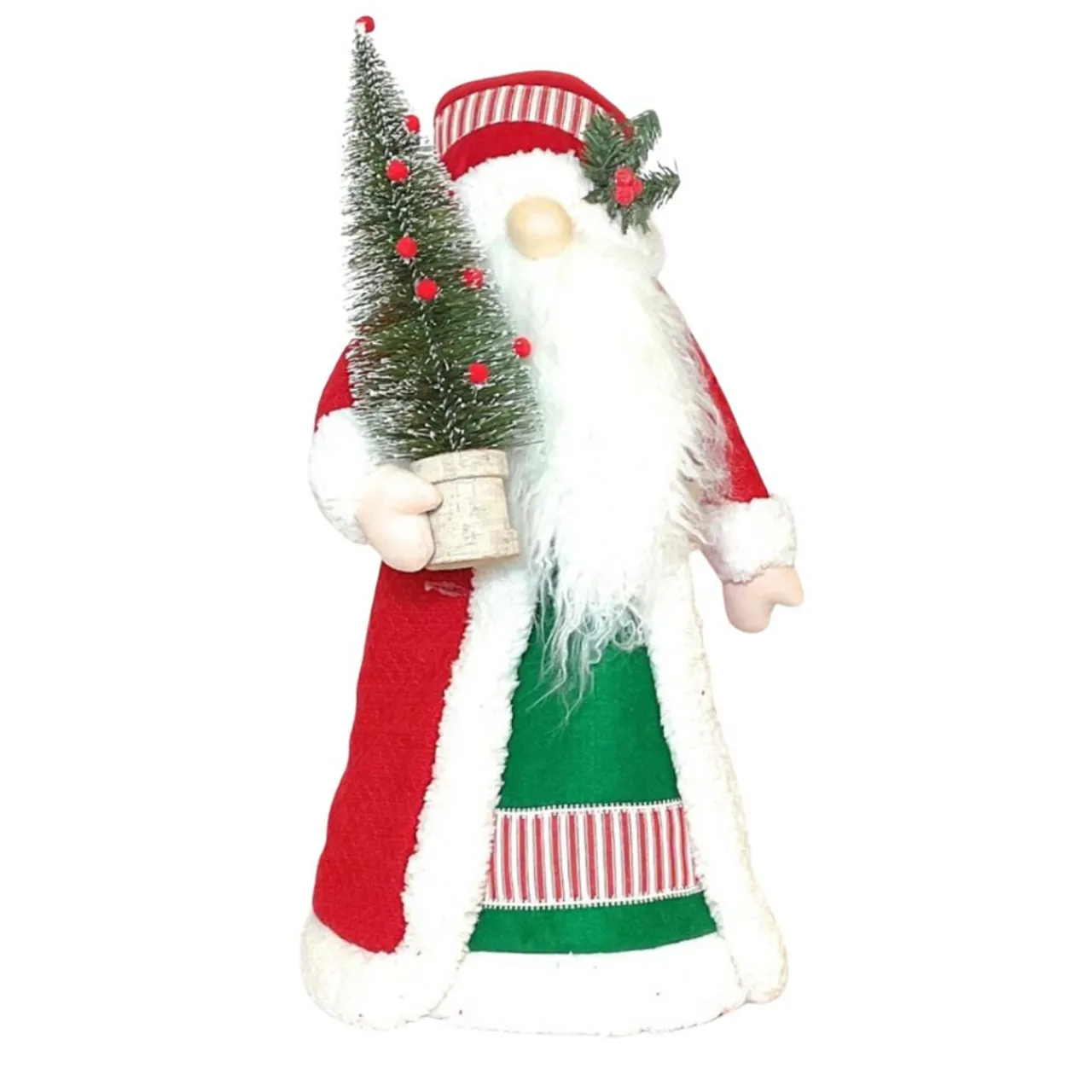 Countryside Gnome Holding Tree< New