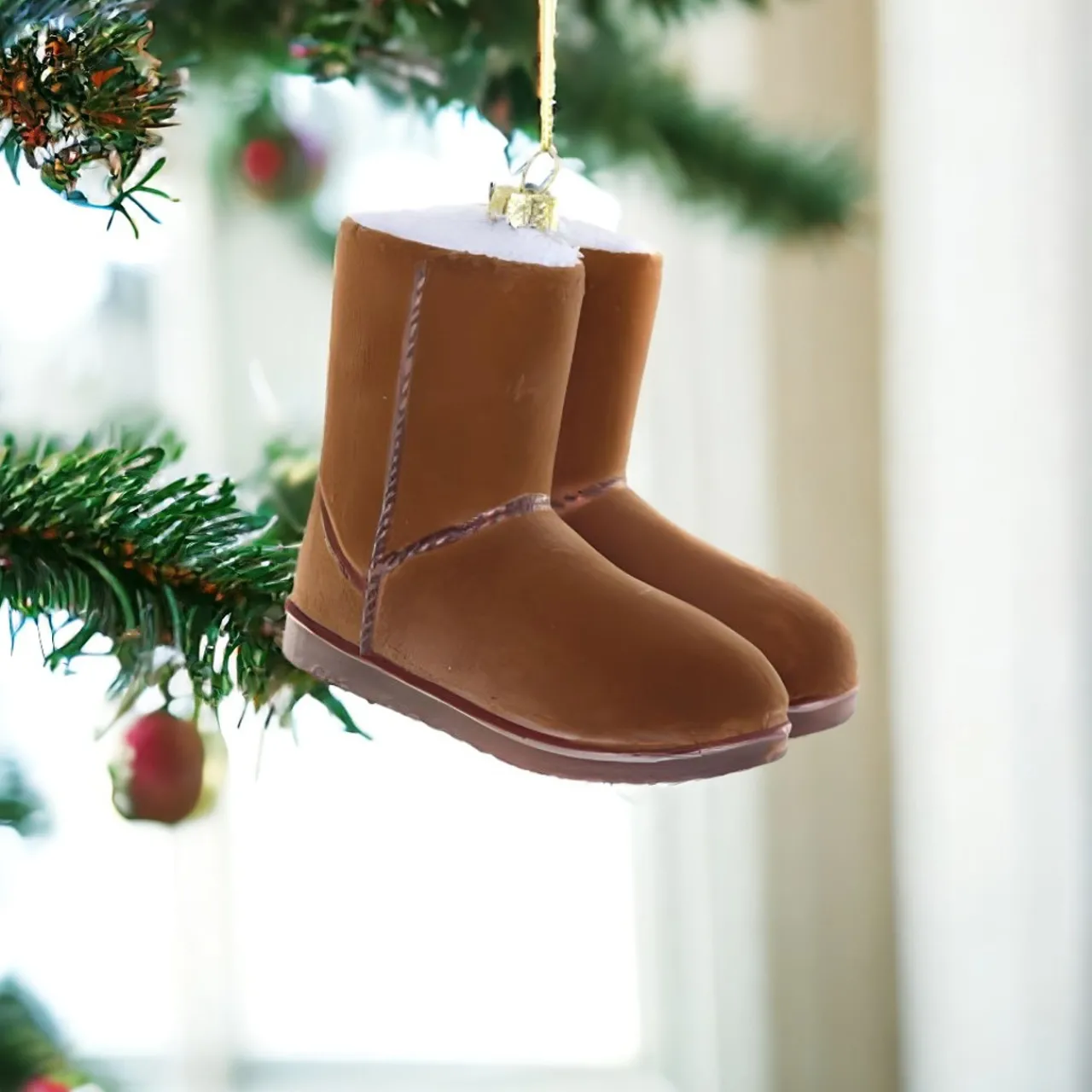 Cozy Winter Boots Ornament Pair<Cody Foster & Co. New