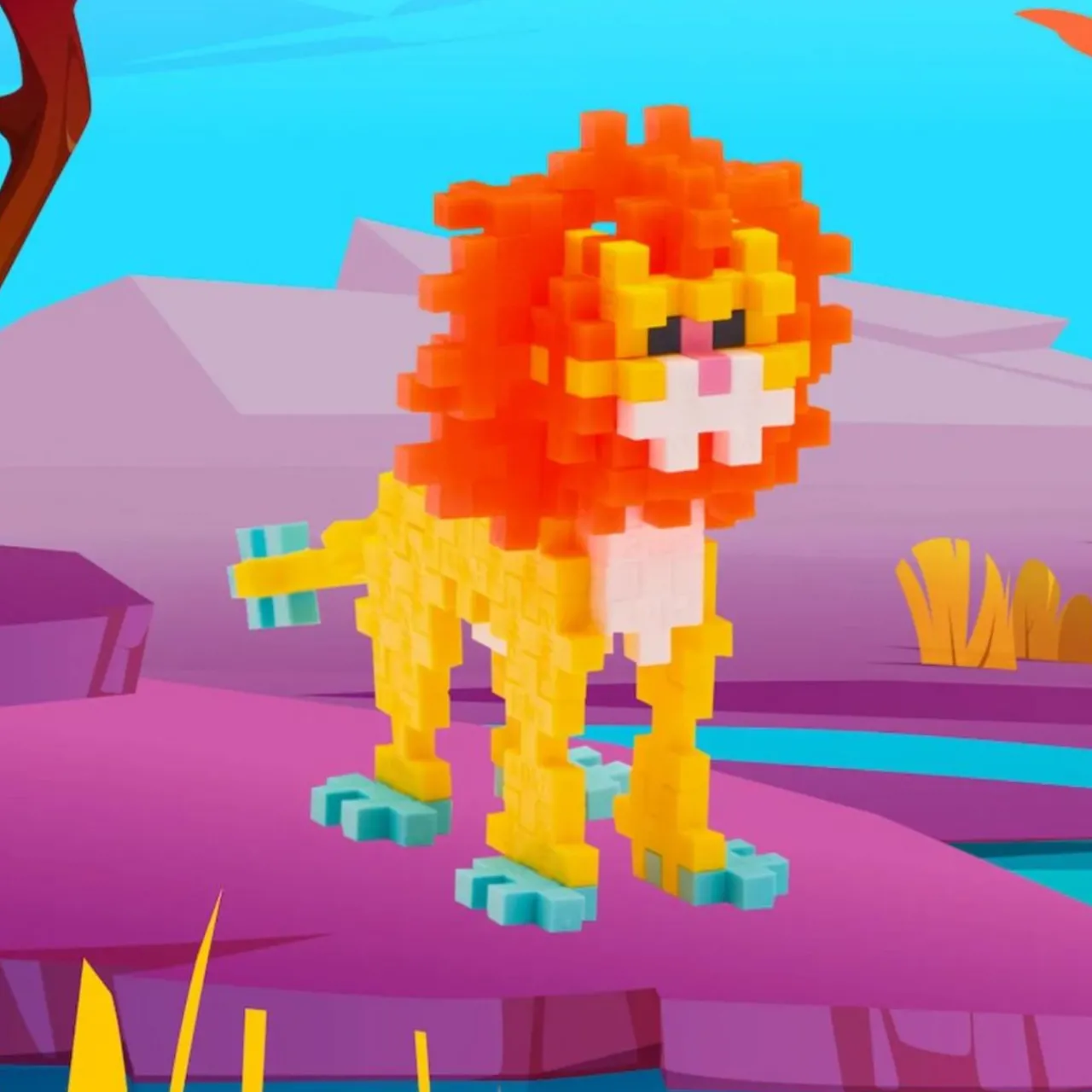 3D Puzzle Lion Tube< New