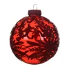 Decoris Elegant Velvet Red Ornament Set of 3< Best