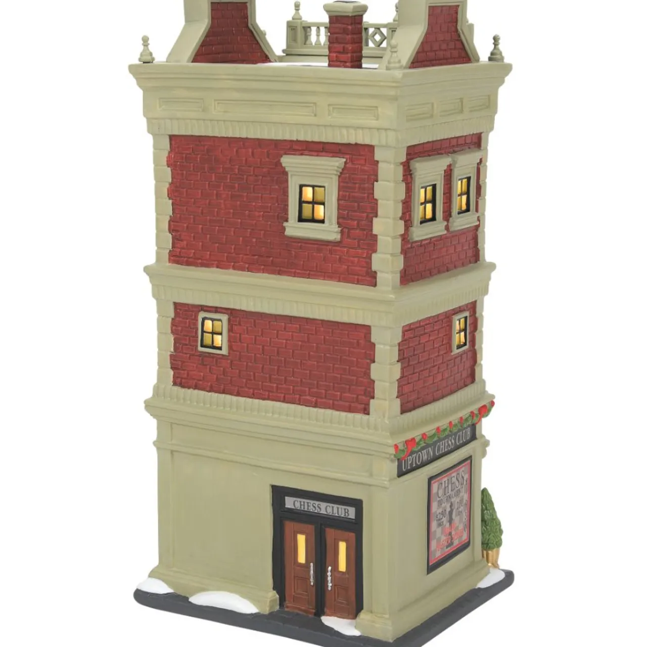 - Christmas In The City - Uptown Chess Club | The Christmas Loft<Department 56 Outlet