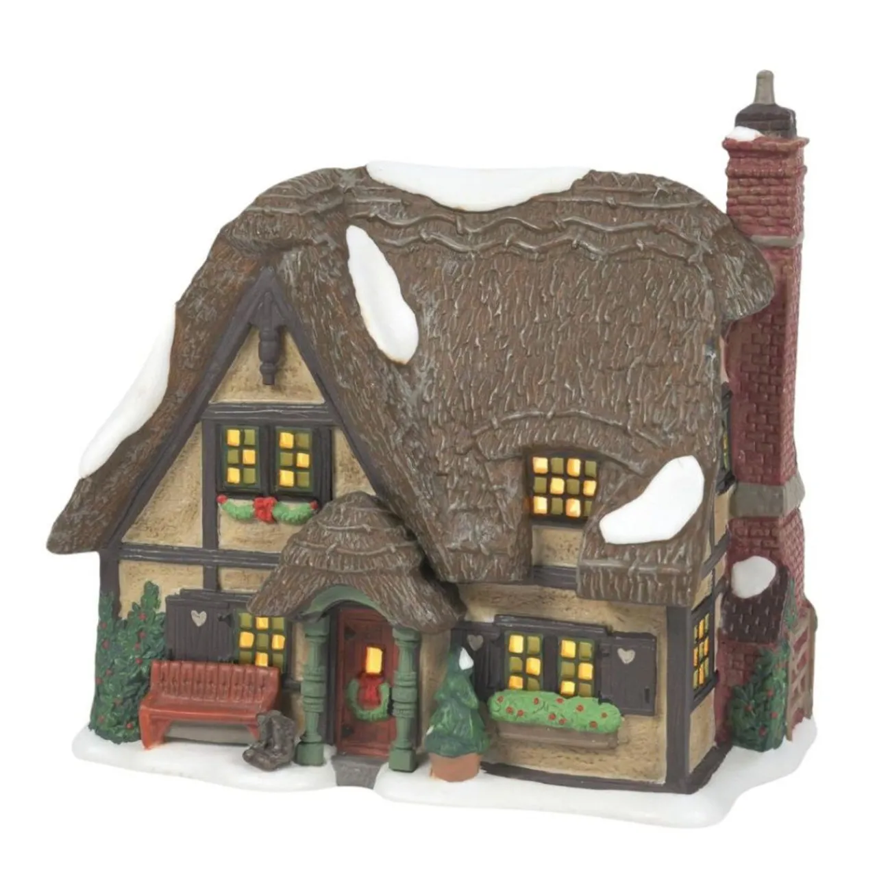 - Dickens Village - Master Thatcher’s Cottage<Department 56 Best
