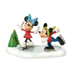 - Disney Village Mickey and Minnie Ice Skating Accessory Figurine<Department 56 Discount