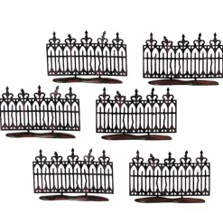 - Halloween - Spooky Wrought Iron Fence Set of 6 - The Christmas Loft<Department 56 Fashion