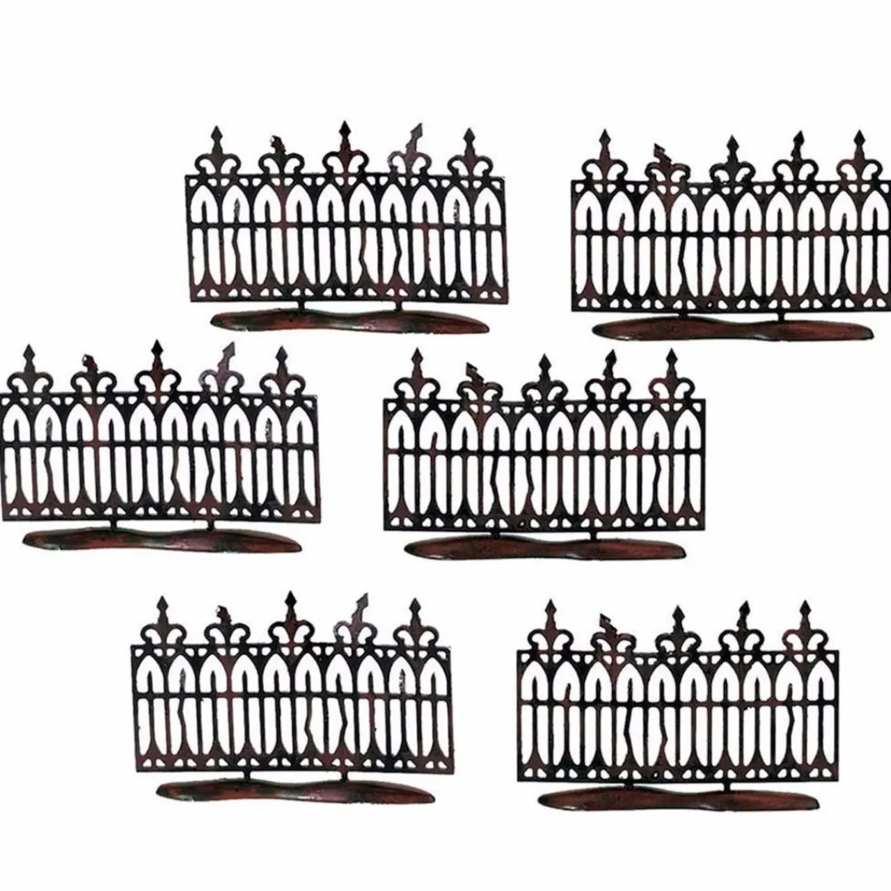 - Halloween - Spooky Wrought Iron Fence Set of 6 - The Christmas Loft<Department 56 Fashion