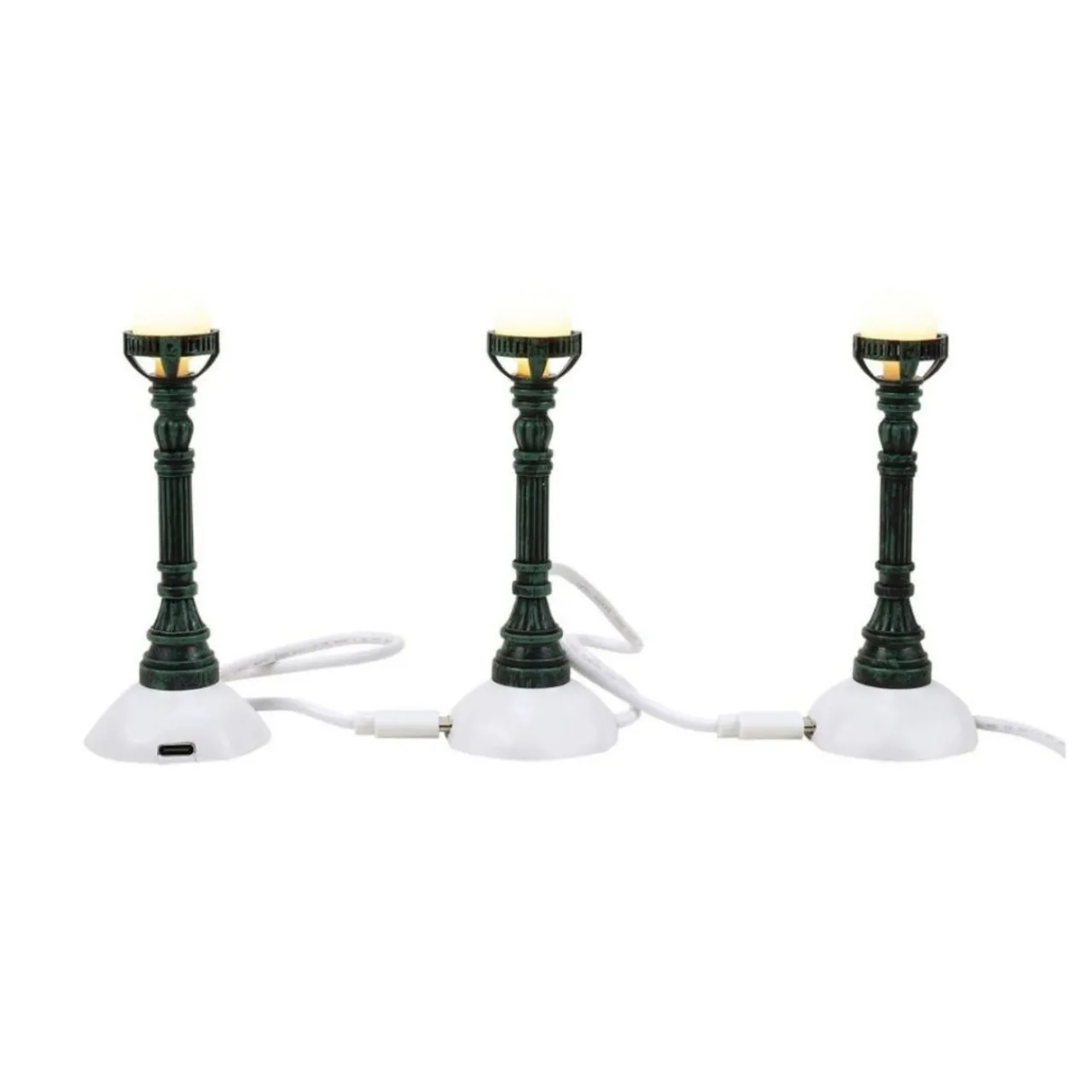 - LED Copper Lamp Post Set of 3<Department 56 Best