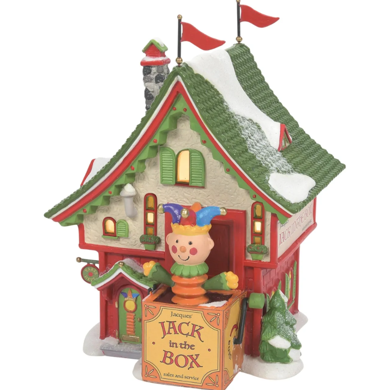 - North Pole Village - Jacques Jack In The Box Shop<Department 56 Discount
