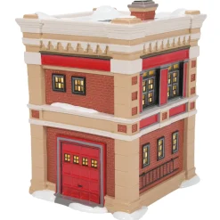 - Original Snow Village - Engine 223 Fire House<Department 56 Clearance