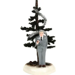 - Snow Village - It Was An Ugly Tree Anyway<Department 56 Discount