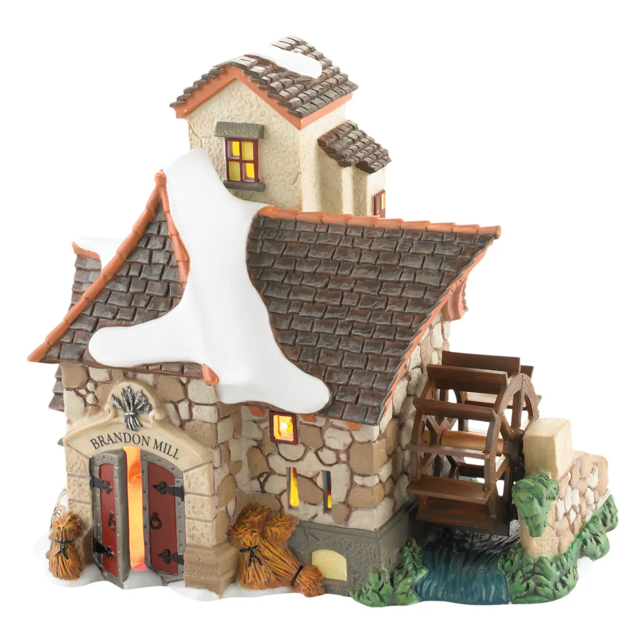 Dickens' Village "Brandon Mill" Lighted Building<Department 56 Best