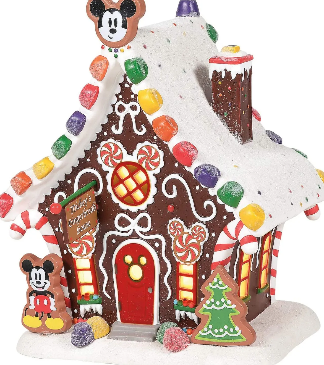 - Disney Village Mickey Mouse Gingerbread House - #6001317<Department 56 Fashion
