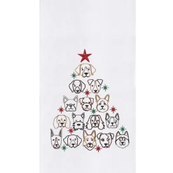 Dog Face Tree Towel | The Christmas Loft< Best