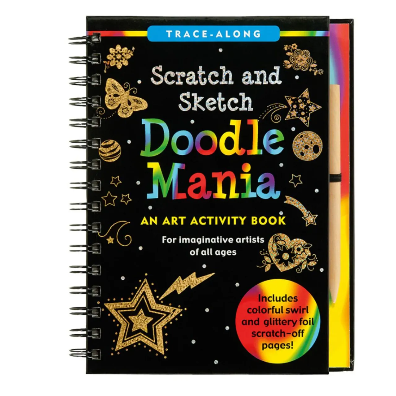 Doodle Mania Scratch and Sketch Art Activity Book< Outlet