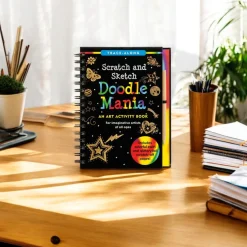 Doodle Mania Scratch and Sketch Art Activity Book< Outlet
