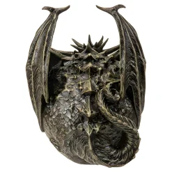 Draco Dragon Skull Resin Figurine< Clearance