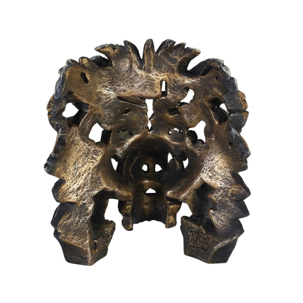 EDGES Mini Lion Bust Figurine< Discount