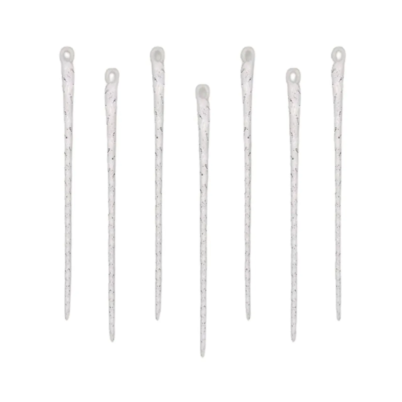 Egyptian Glass Clear Swirl Icicles - Set of 12 | The Christmas Loft<Egyptian Museum Hot