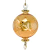 Small Yellow Floral Ball Ornament<Egyptian Museum Hot