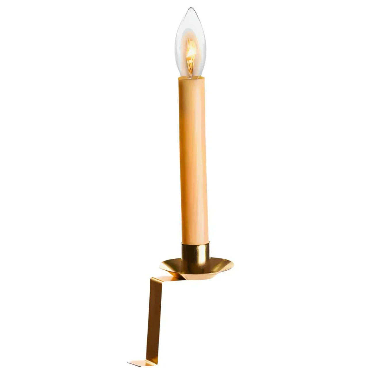 Electric Plug-In Window Candle with Gold Base< Best