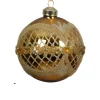 Elegant Gold Ball Set of 2 Ornaments< Hot