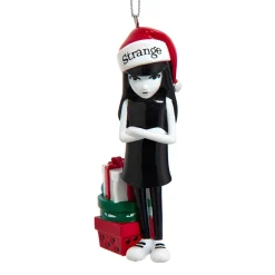 Emily The Strange Santa Hat Ornament, 3.5in, EY1241<Kurt Adler Discount