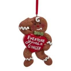 Everyone Loves A Ginger Ornament<Kurt Adler Outlet